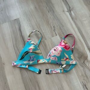 Triangl Floral Bikini Top